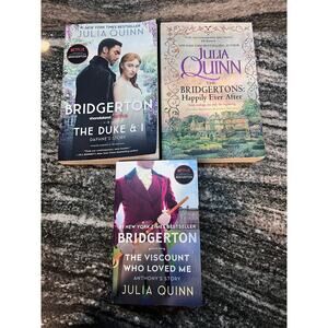 Bridgerton Book Set by Julia Quinn - Lot of 3